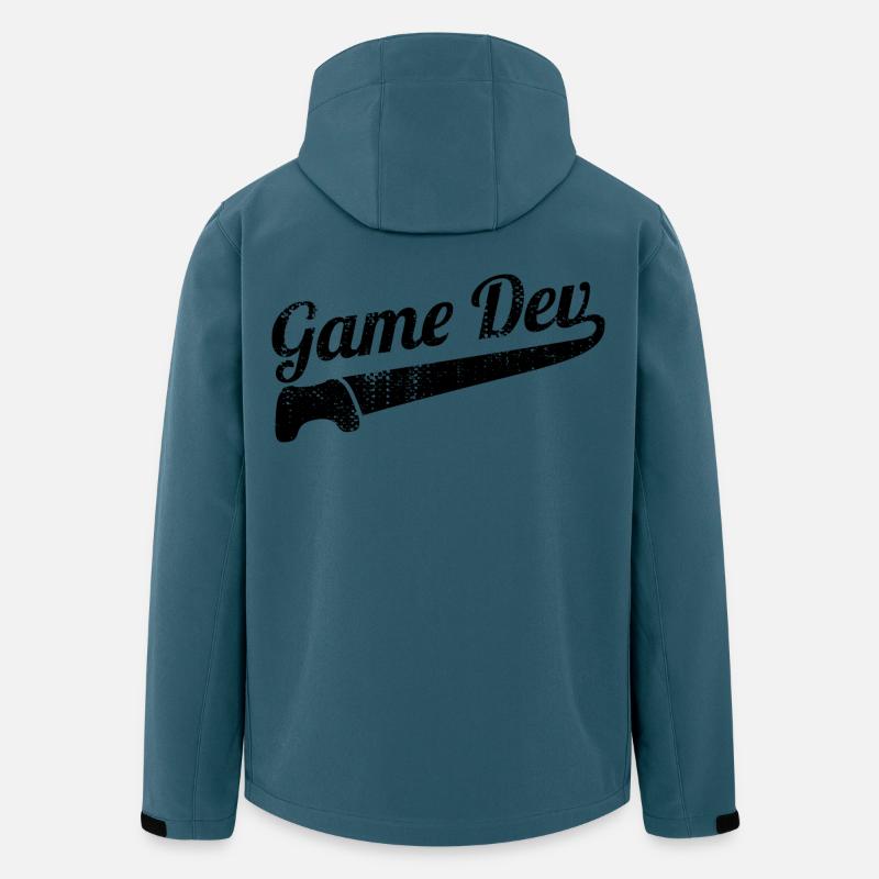 Spielentwicklung Spruch - Recycelte Männer Softshell-Jacke von Stanley/Stella - Dunkles Petrol