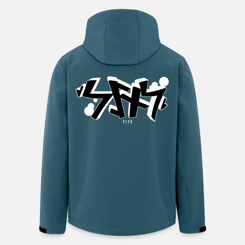 Sins rune graffiti - Men’s Recycled Softshell Jacket by Stanley/Stella - stargazer