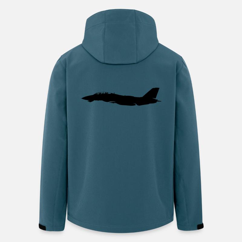 F-14 - Recycelte Männer Softshell-Jacke von Stanley/Stella - Dunkles Petrol