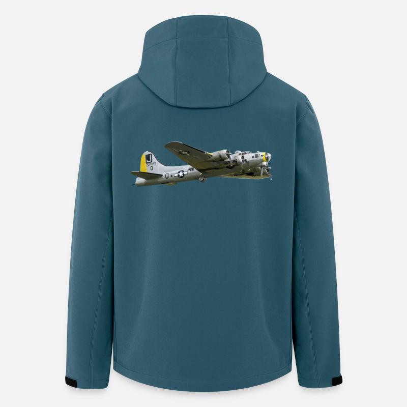 B-17 - Recycelte Männer Softshell-Jacke von Stanley/Stella - Dunkles Petrol