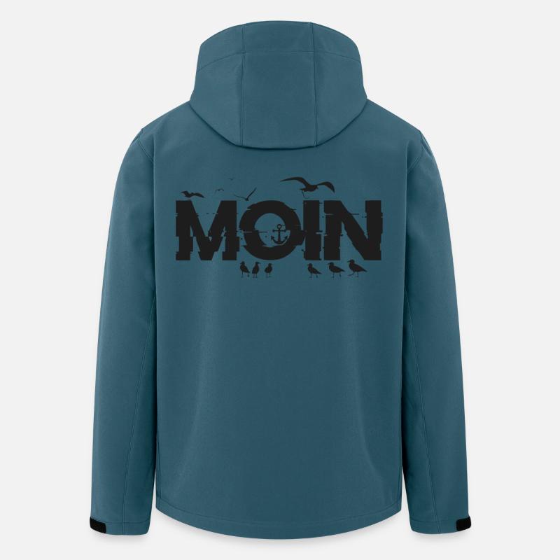 MOIN - Recycelte Männer Softshell-Jacke von Stanley/Stella - Dunkles Petrol