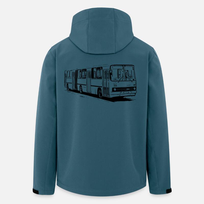 Ikarus Gelenkbus - Recycelte Männer Softshell-Jacke von Stanley/Stella - Dunkles Petrol