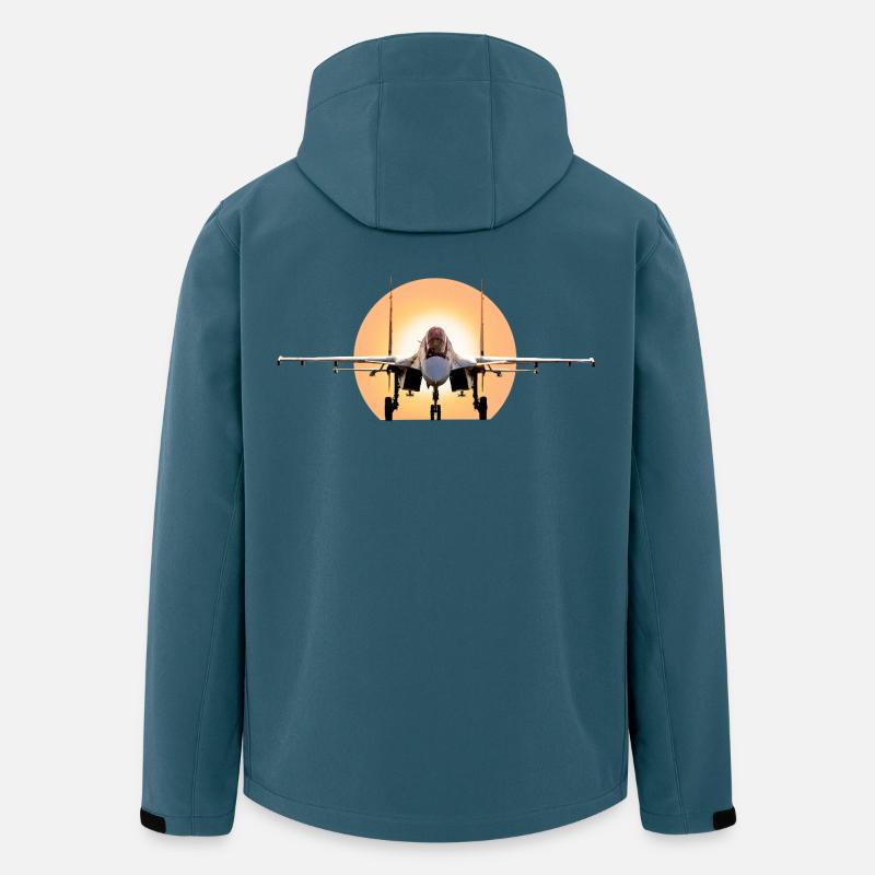 Su-30 SM - Recycelte Männer Softshell-Jacke von Stanley/Stella - Dunkles Petrol