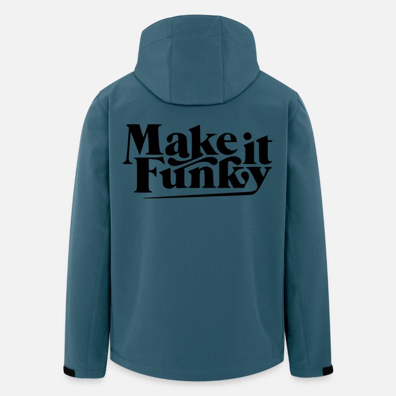 Mach es flippig - Recycelte Männer Softshell-Jacke von Stanley/Stella - Dunkles Petrol