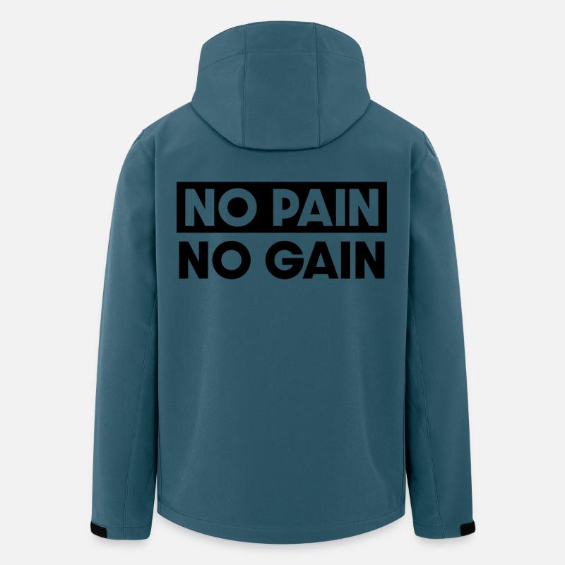 Ohne Fleiß kein Preis - Recycelte Männer Softshell-Jacke von Stanley/Stella - Dunkles Petrol
