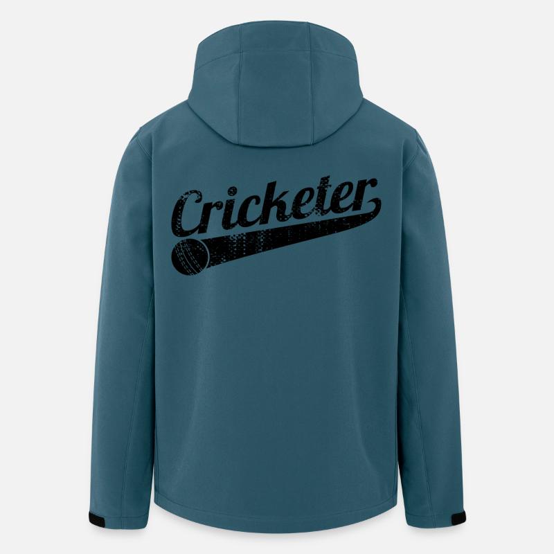 Kricketspieler - Recycelte Männer Softshell-Jacke von Stanley/Stella - Dunkles Petrol