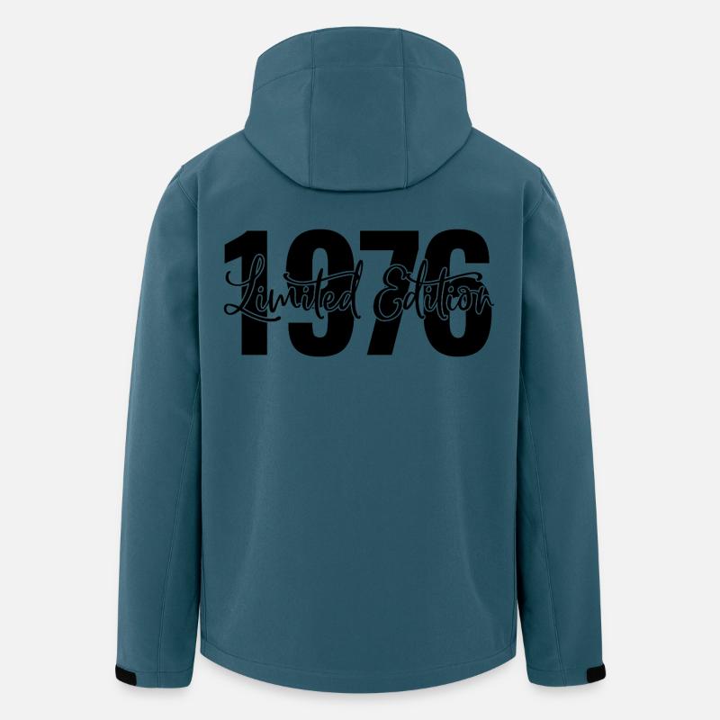 Edition limitée 1976 - Veste softshell homme en polyester recyclé Stanley/Stella - bleu pétrole foncé