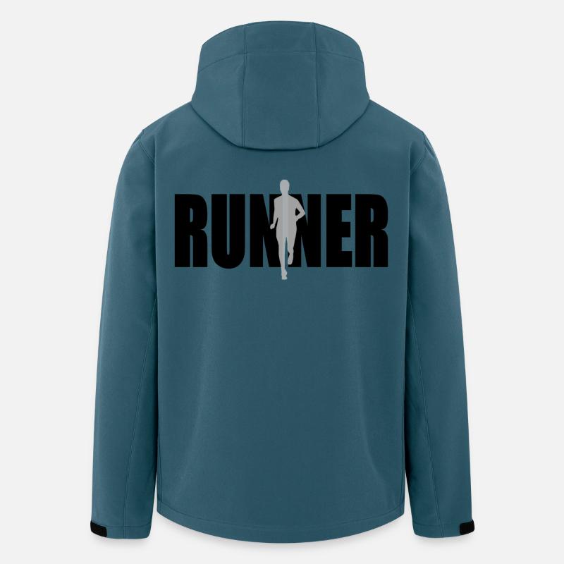 Runner - Recycelte Männer Softshell-Jacke von Stanley/Stella - Dunkles Petrol