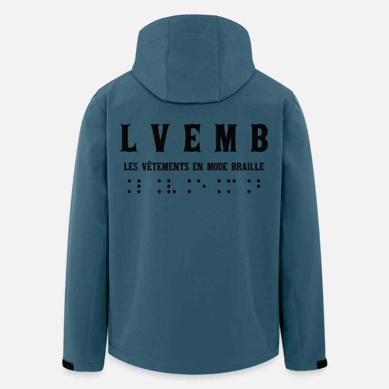 Mode Braille Élégante Pour Tous - Veste softshell homme en polyester recyclé Stanley/Stella - bleu pétrole foncé