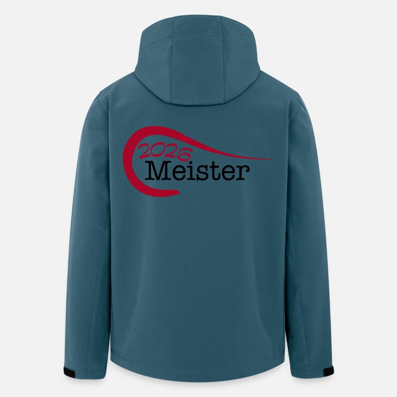 Meister 2026 Meisterschaft - Recycelte Männer Softshell-Jacke von Stanley/Stella - Dunkles Petrol
