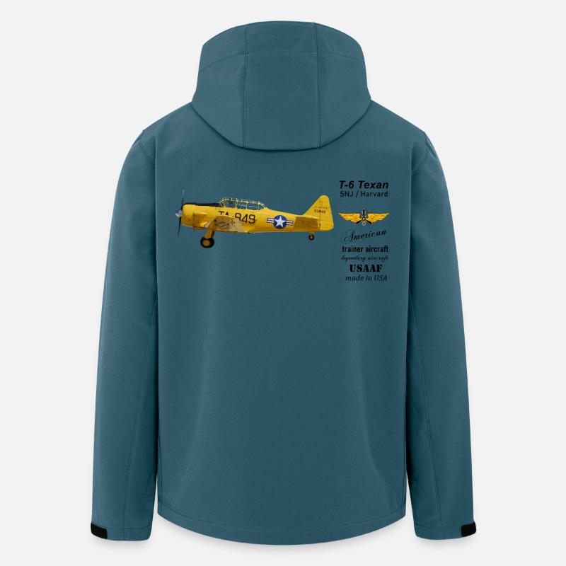 T-6 Texan - Recycelte Männer Softshell-Jacke von Stanley/Stella - Dunkles Petrol