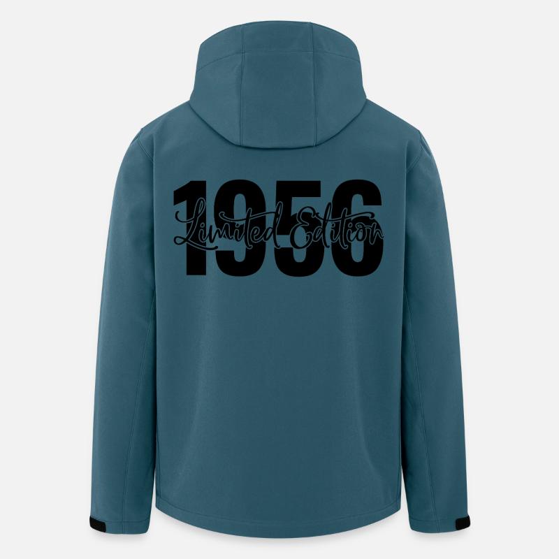 Limited edition 1956 - Recycelte Männer Softshell-Jacke von Stanley/Stella - Dunkles Petrol