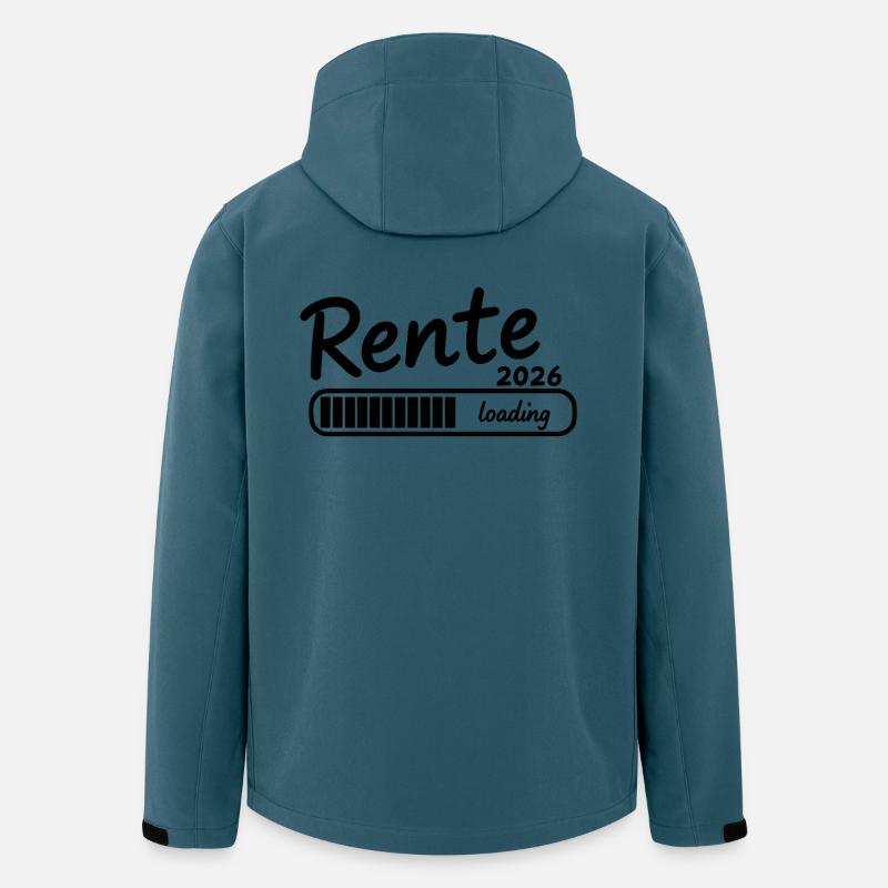 Rente 2026 loading Endlich Ruhestand - Recycelte Männer Softshell-Jacke von Stanley/Stella - Dunkles Petrol