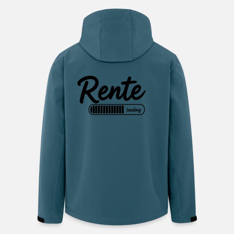 Rente 2026 loading Endlich Ruhestand - Recycelte Männer Softshell-Jacke von Stanley/Stella - Dunkles Petrol