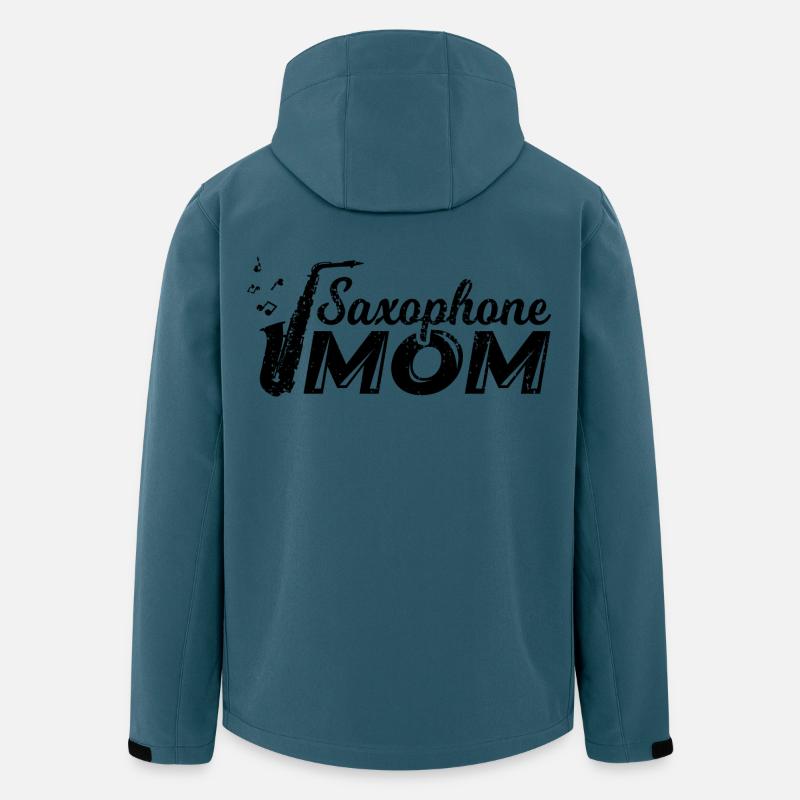 Saxophon Mama - Recycelte Männer Softshell-Jacke von Stanley/Stella - Dunkles Petrol
