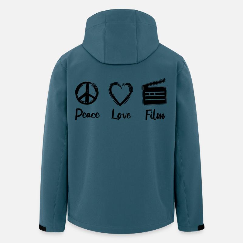 Filmklappe - Recycelte Männer Softshell-Jacke von Stanley/Stella - Dunkles Petrol