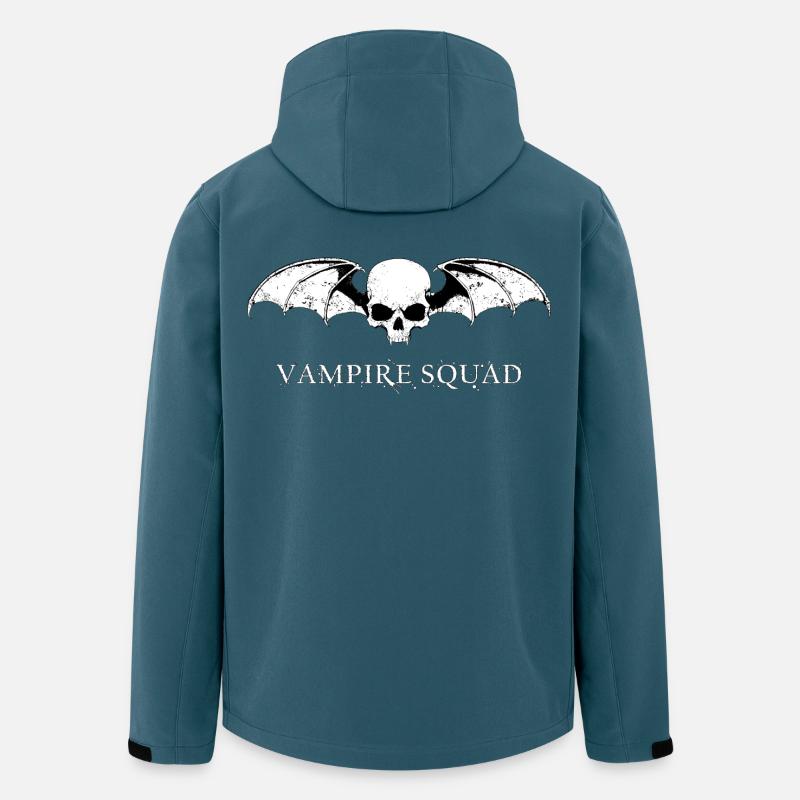 Vampire Squad Weiß - Recycelte Männer Softshell-Jacke von Stanley/Stella - Dunkles Petrol
