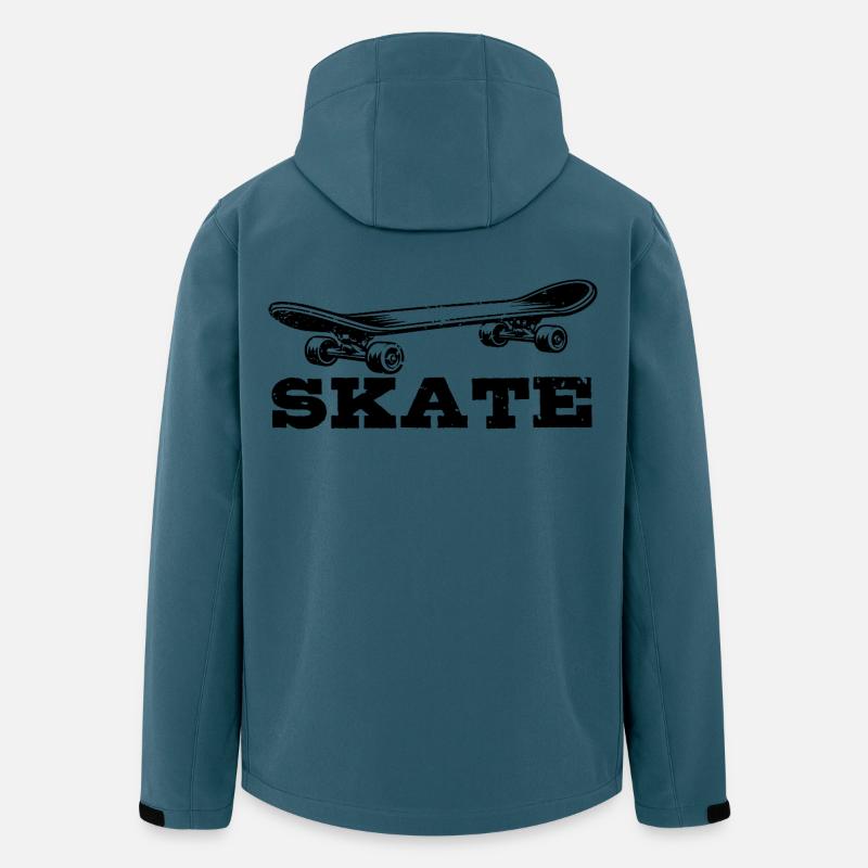 Skateboard | Skate | Skateboarder Geschenk - Recycelte Männer Softshell-Jacke von Stanley/Stella - Dunkles Petrol