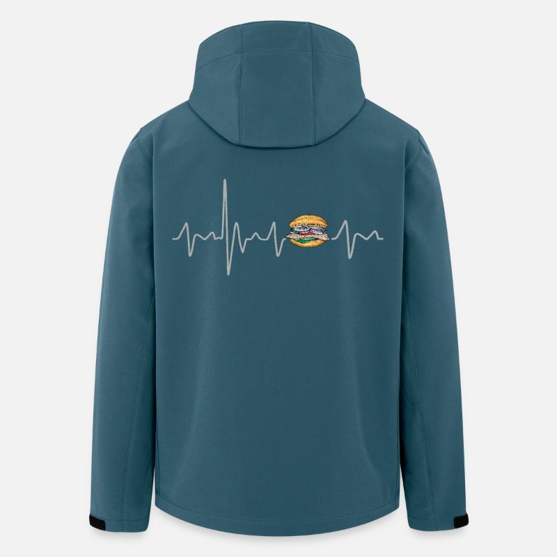 Fish rolls with Heartbeat Matjes design - Men’s Recycled Softshell Jacket by Stanley/Stella - stargazer