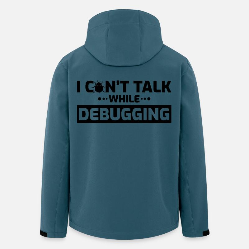 I can't speak while debugging - Men’s Recycled Softshell Jacket by Stanley/Stella - stargazer