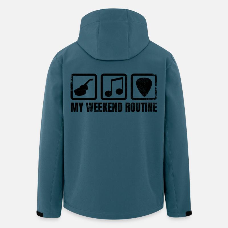 My Weekend Routine - Men’s Recycled Softshell Jacket by Stanley/Stella - stargazer