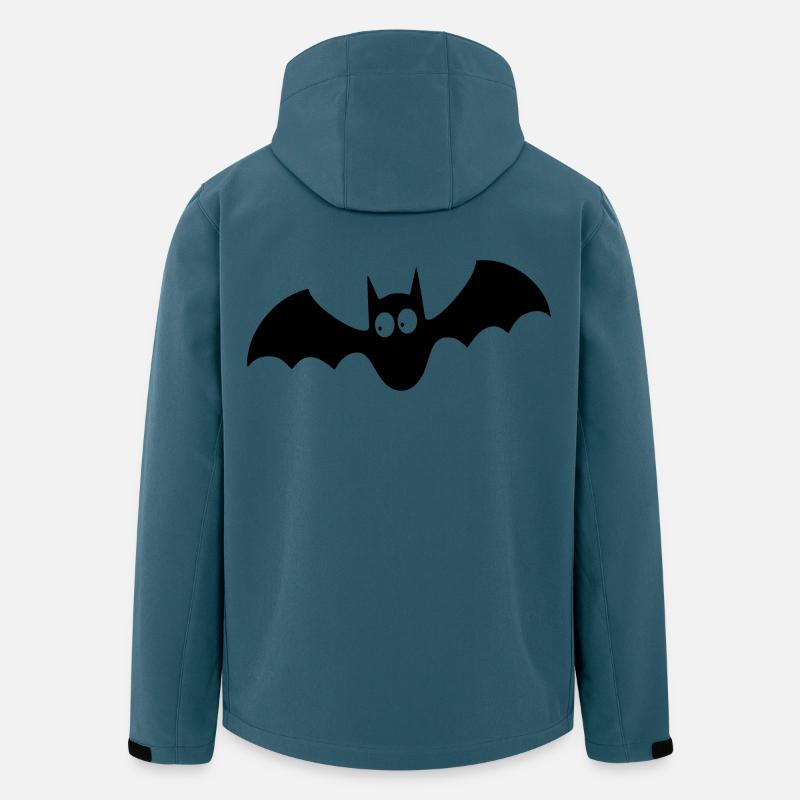 Fledermaus 001 - Recycelte Männer Softshell-Jacke von Stanley/Stella - Dunkles Petrol