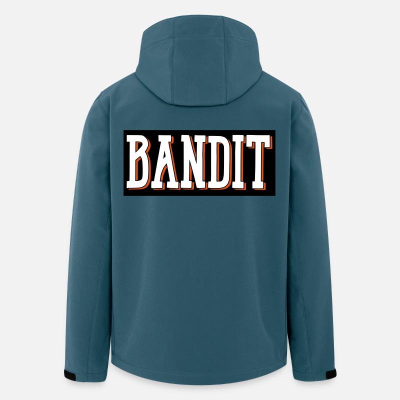bandit dieb ganowe - Recycelte Männer Softshell-Jacke von Stanley/Stella - Dunkles Petrol