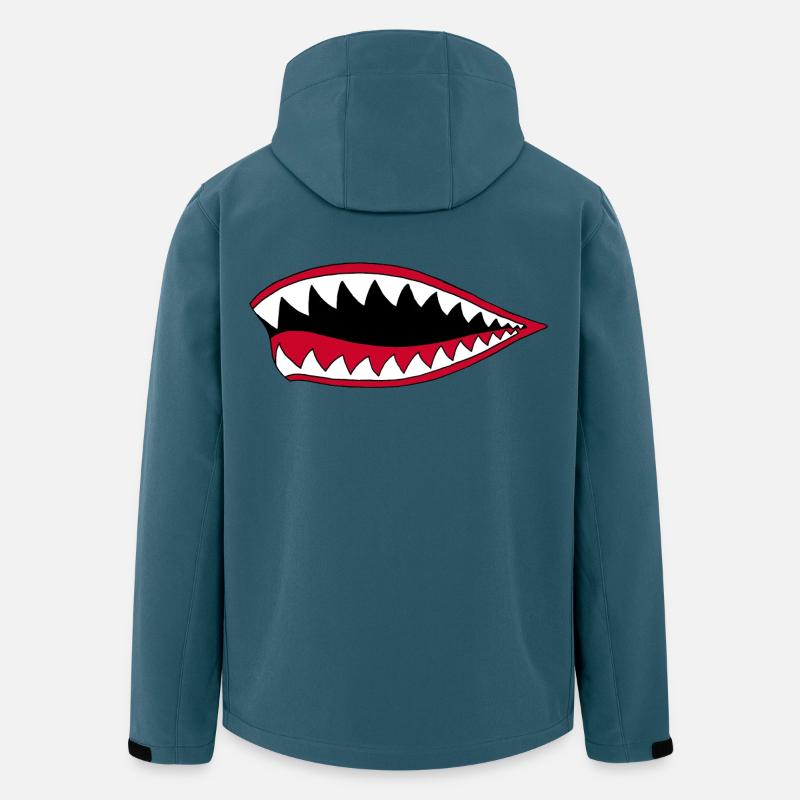 Mund von Fleischfressern - Recycelte Männer Softshell-Jacke von Stanley/Stella - Dunkles Petrol