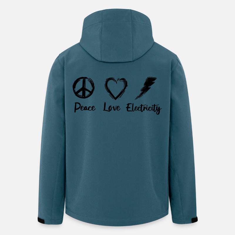 Elektriker Witz - Recycelte Männer Softshell-Jacke von Stanley/Stella - Dunkles Petrol