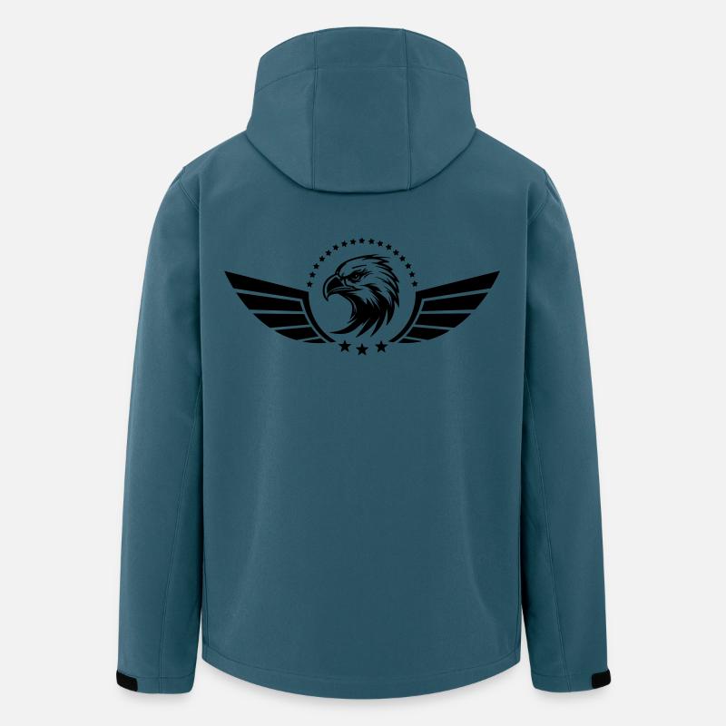 Eagle - Bird lovers - Men’s Recycled Softshell Jacket by Stanley/Stella - stargazer