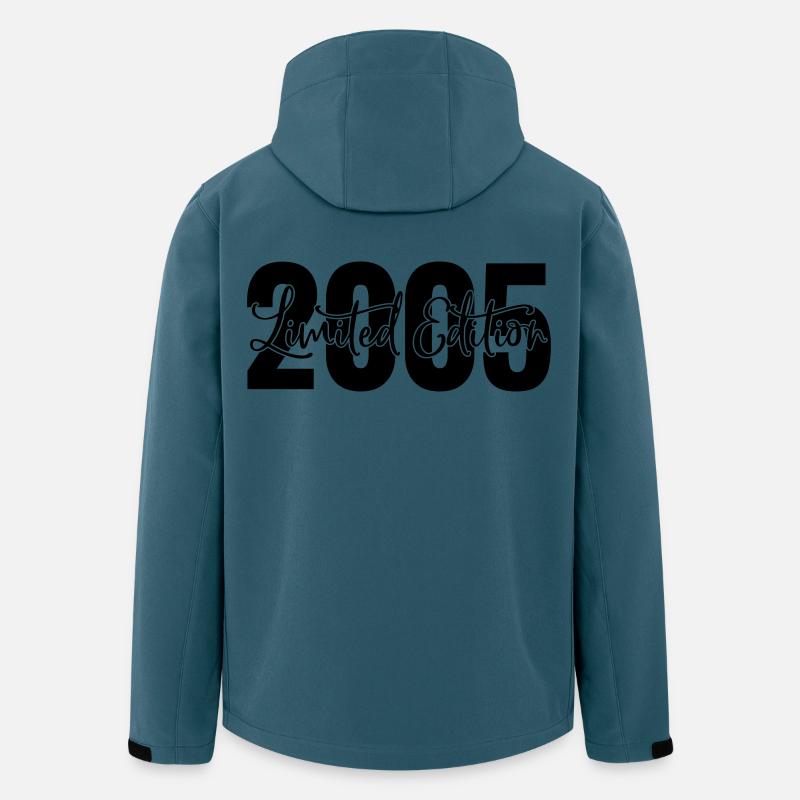 Edition limitée 2005 - Veste softshell homme en polyester recyclé Stanley/Stella - bleu pétrole foncé
