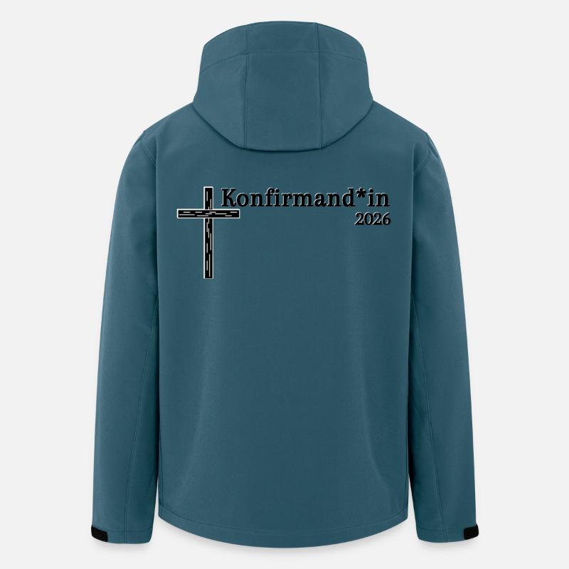 Fejr ligestilling af ligestilling i 2026 Cross - Stanley/Stella herre softshelljakke i genanvendt polyester - mørk petrol