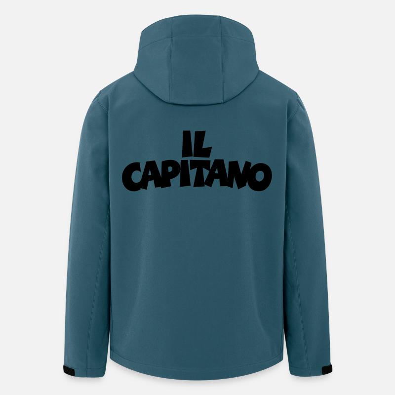 Il Capitano - Recycelte Männer Softshell-Jacke von Stanley/Stella - Dunkles Petrol