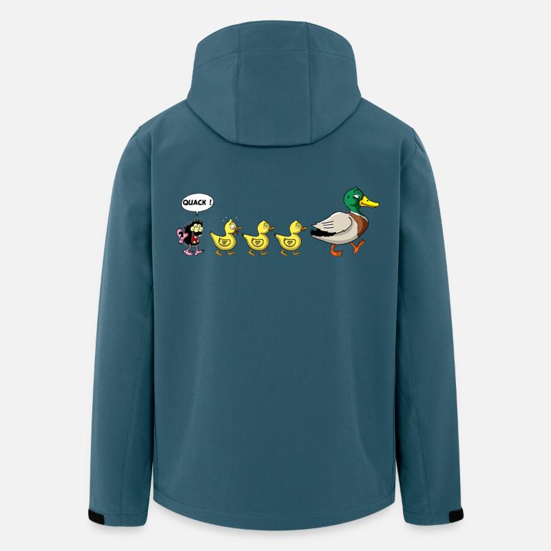 Das hässliche Entlein - Recycelte Männer Softshell-Jacke von Stanley/Stella - Dunkles Petrol