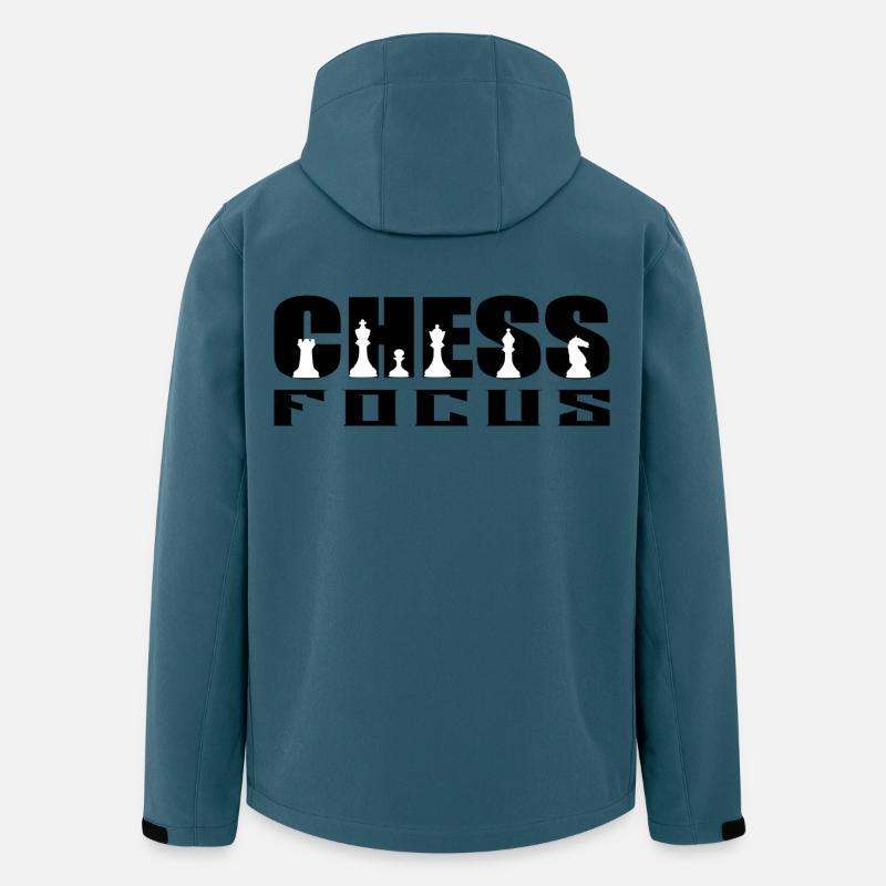 Chess Focus - Recycelte Männer Softshell-Jacke von Stanley/Stella - Dunkles Petrol