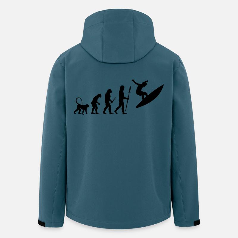 Entwicklung eines Surfers - Recycelte Männer Softshell-Jacke von Stanley/Stella - Dunkles Petrol