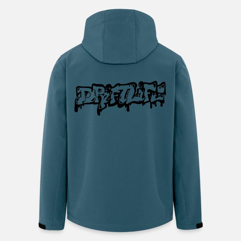 Driftlife - Recycelte Männer Softshell-Jacke von Stanley/Stella - Dunkles Petrol