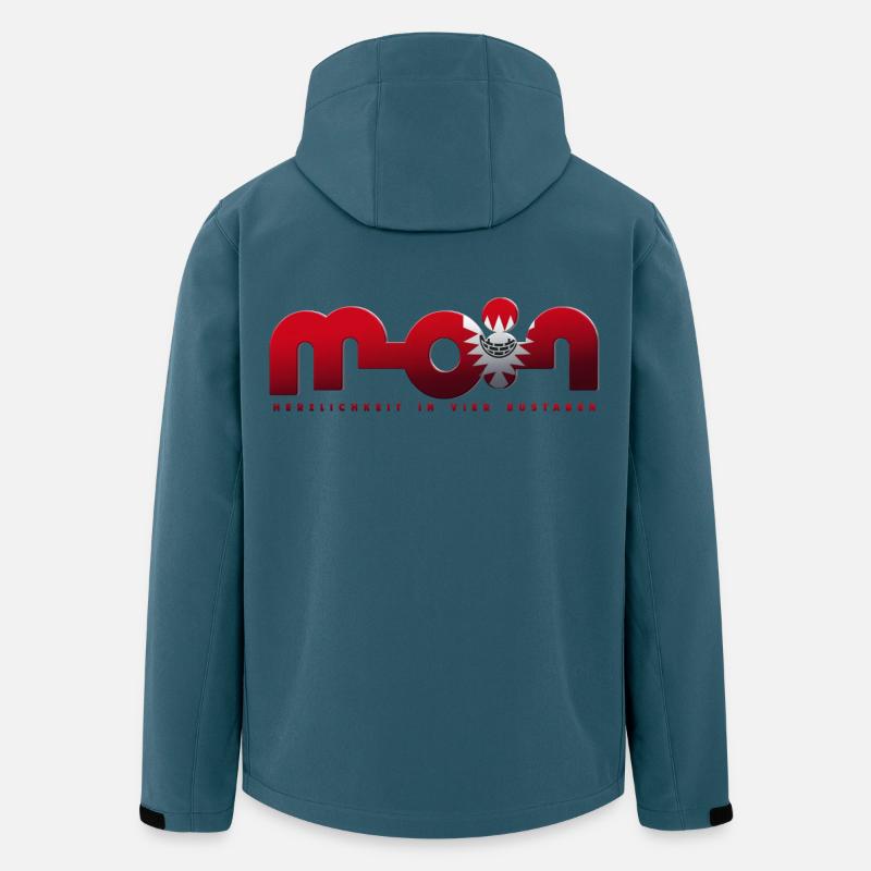 Moin - Recycelte Männer Softshell-Jacke von Stanley/Stella - Dunkles Petrol