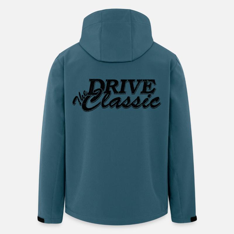 Drive The classique - Veste softshell homme en polyester recyclé Stanley/Stella - bleu pétrole foncé