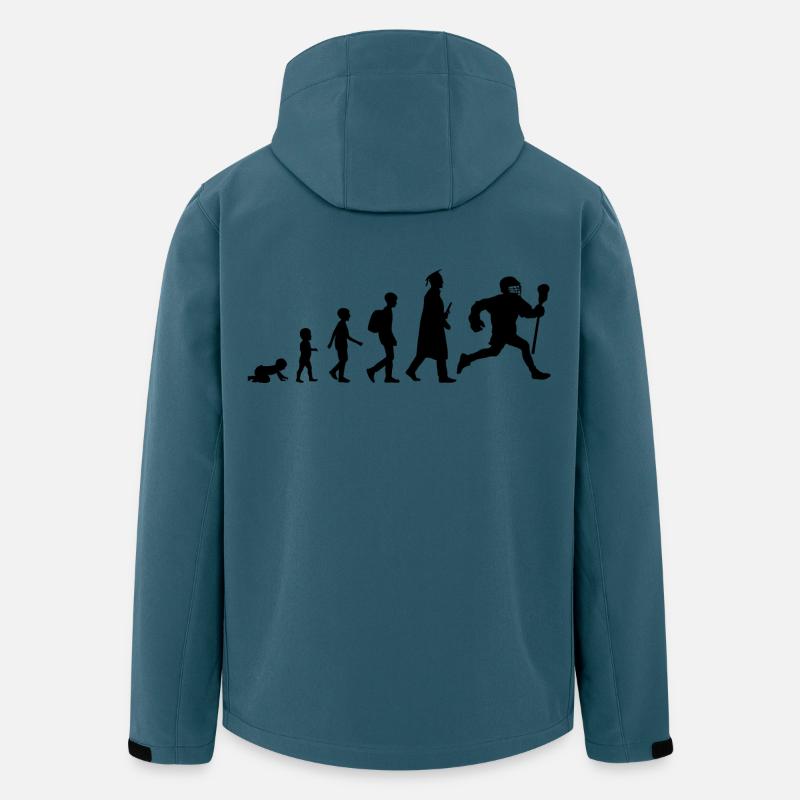 Lacrosse Spieler Entwicklung - Recycelte Männer Softshell-Jacke von Stanley/Stella - Dunkles Petrol