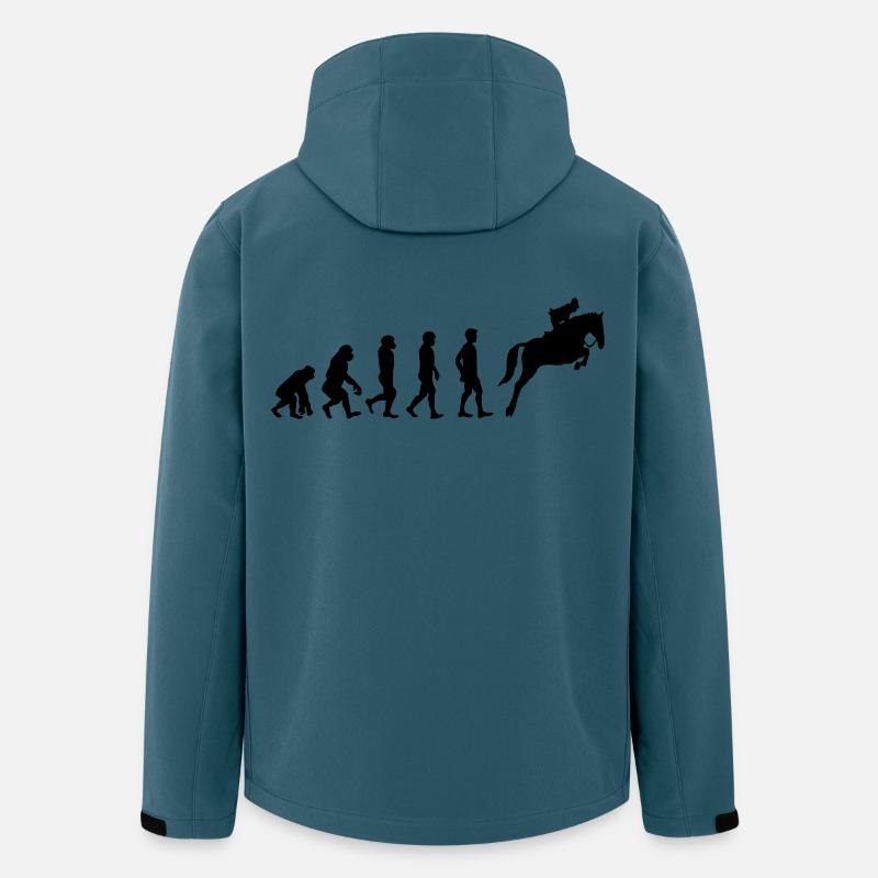 Reiter Evolution - Recycelte Männer Softshell-Jacke von Stanley/Stella - Dunkles Petrol