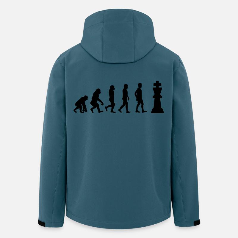 Chess evolution - Men’s Recycled Softshell Jacket by Stanley/Stella - stargazer