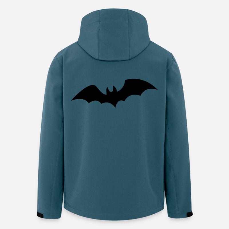 Fledermaus - Recycelte Männer Softshell-Jacke von Stanley/Stella - Dunkles Petrol