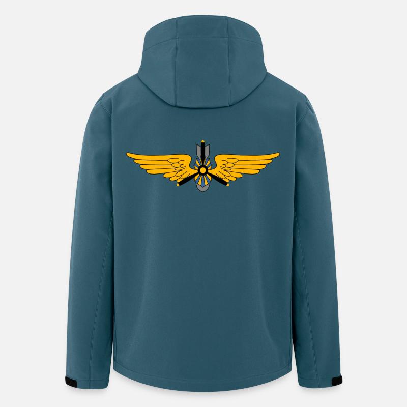 Militär Pilot - Recycelte Männer Softshell-Jacke von Stanley/Stella - Dunkles Petrol