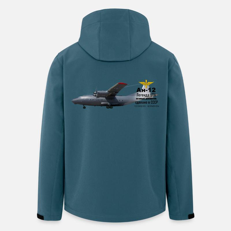 An-12 - Recycelte Männer Softshell-Jacke von Stanley/Stella - Dunkles Petrol