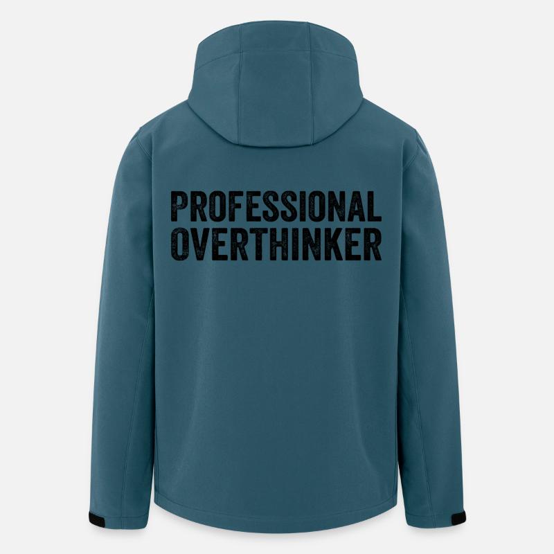 Professioneller Überdenker - Recycelte Männer Softshell-Jacke von Stanley/Stella - Dunkles Petrol
