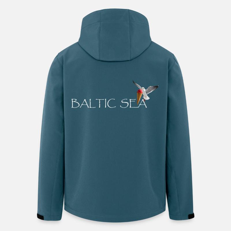 Ostsee Möwe die Eis klaut - Men’s Recycled Softshell Jacket by Stanley/Stella - stargazer