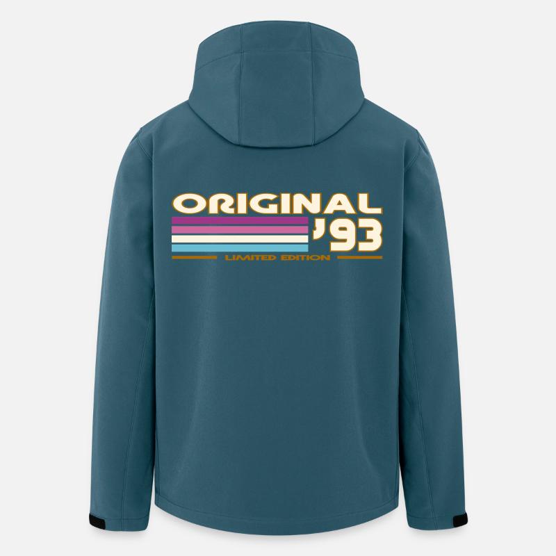 1993 - Recycelte Männer Softshell-Jacke von Stanley/Stella - Dunkles Petrol
