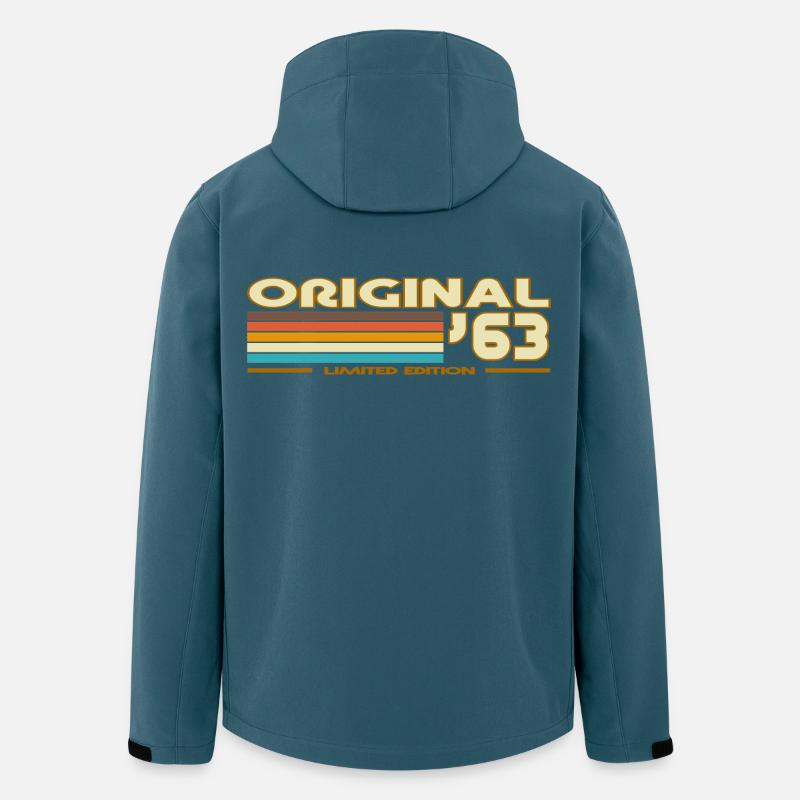 1963 - Veste softshell homme en polyester recyclé Stanley/Stella - bleu pétrole foncé