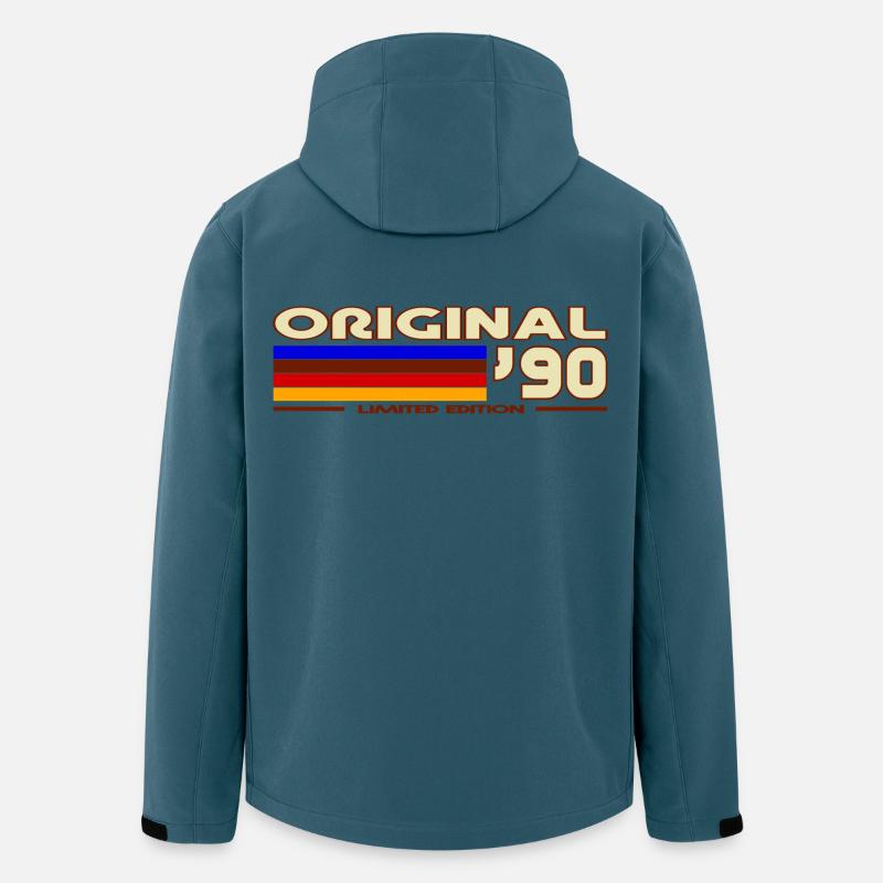 1990 - Recycelte Männer Softshell-Jacke von Stanley/Stella - Dunkles Petrol